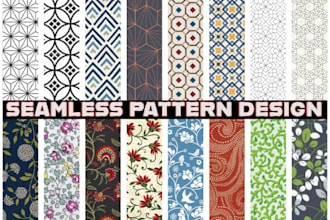do seamless pattern design or geometric patterns