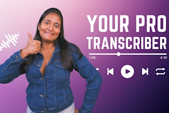 transcribe your audio or video clip fast and accurately