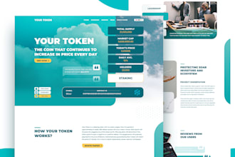 create professional uiux landing page design