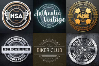 do awesome patch, stamp, sticker, badge, decal
