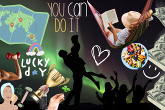 design a customized vision board to make your dreams come true