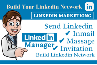 manage your linkedin marketing send message, inmail, invitation