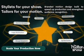 build custom motion branding and broadcast graphics