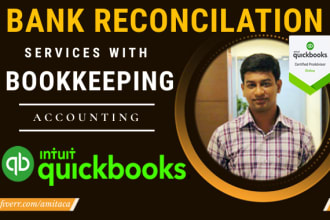 do bank reconciliation with bookkeeping in quickbooks online