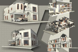 professional revit modelling and rendering