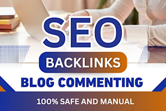 provide SEO backlinks via blog commenting