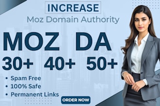 increase moz domain authority da40 plus