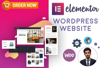 be your wordpress elementor expert for elementor pro website