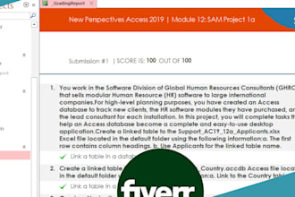 do sam cengage ms word task, microsoft office, excel, access