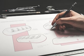develop industrial and product design concept and sketches