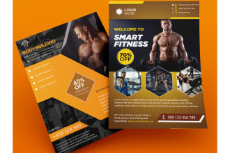 design sports flyer, gym flyer, instagram flyer and banner