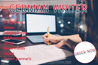 write perfect german article for your blog or website