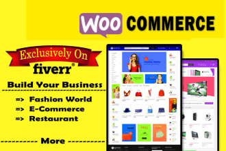 build a ecommerce website with wp woocommerce