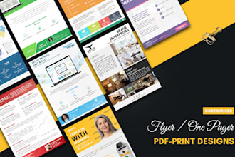 do corporate flyer, brochure design, proposal, booklet, magazine, templates