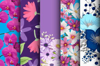 design seamless pattern textile fabric clothing hand drawn vector repeat pattern