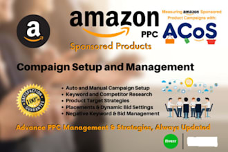 manage amazon ppc advance campaign and keyword research