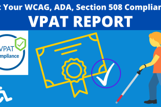 create wcag vpat report ada section 508 compliance