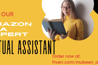 manage your amazon seller central as expert amazon fba va