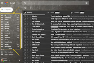 create gmail labels, filters to categorize incoming messages