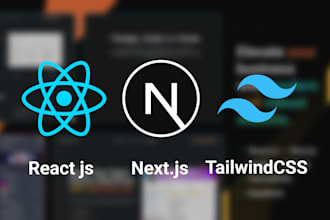 build react js, next js website with tailwind CSS and cms, API integration