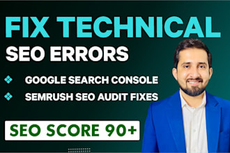make website audit report and fix technical SEO errors and warnings