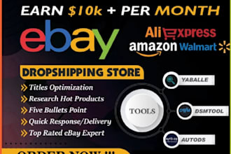 automate amazon to ebay dropshipping, ebay listings expert USA UK