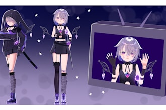 make 3d model for vtuber, streamer, and vrchat