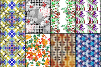 seamless and traditional pattern design