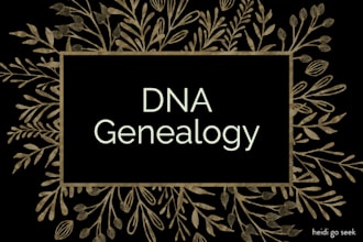 research your genetic genealogy