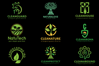 do lawn care landscape eco agriculture irrigation garden farm mowing logo design