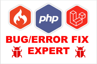 fix or develop any php,codeigniter,laravel,wordpress website
