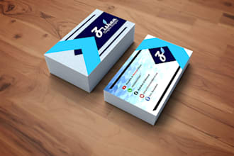 create 4 different business cards with 1 logo free within 6 hours