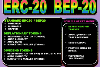 create a perfect bep20, erc20 and base token