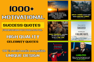 create 1000 motivational inspirational instagram quotes