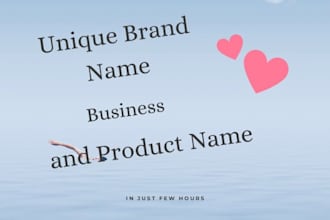 suggest perfect name for your brand, business and product