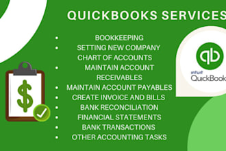do bookkeeping on quickbooks online, desktop, excel