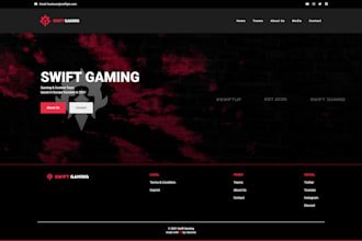 design and develop your esports website