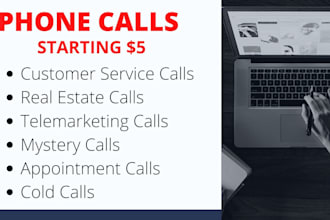 make professional phone calls for you