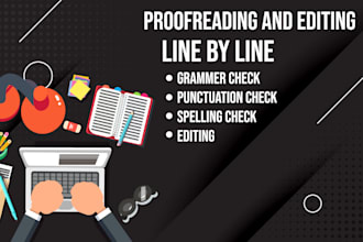 do proofreading and text editing