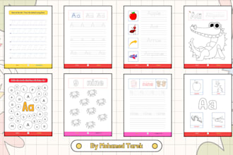 design custom kids activity book for KDP and etsy