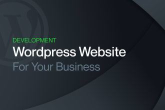 create a wordpress website design
