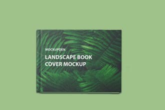 design professional landscape book cover, designs