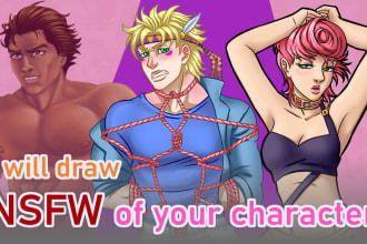 draw sfw and nsfw your original or favorite character