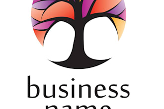 exclusive tree logo in very short time with mordern
