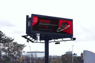 design web banner, billbaord banner and rollup banner