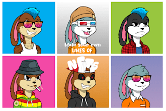 Review  make your own line of nft cartoons