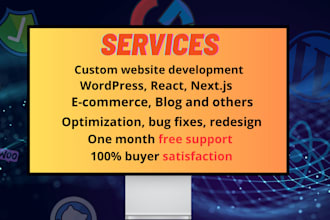 build, fix, redesign custom responsive, cheap, affordable secured website