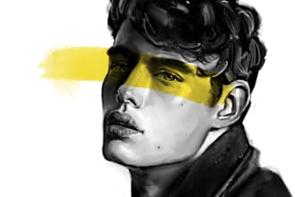 digitally draw your portraits like a sketch or painting