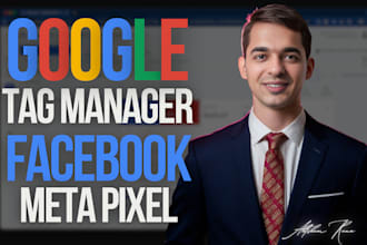 install google analytics, tag manager and facebook pixel tracking