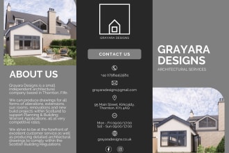 produce planning permission and building warrant drawings